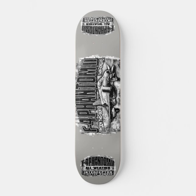 F-4 Phantom II Mini Skateboard Bräda 18,5 Cm (Framsida)