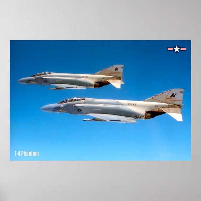 F-4 PHANTOM POSTER (Framsidan)