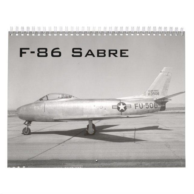F-86 Saber Calendar Kalender (Omslag)