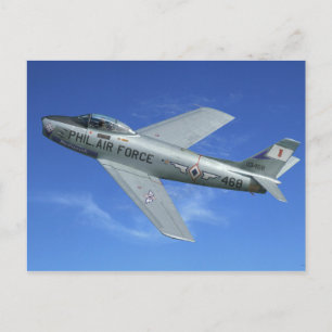 F-86 Saber Jet Vykort