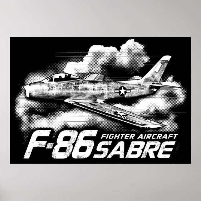 F-86 Saber Poster (Framsidan)