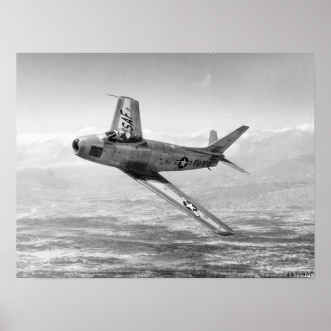 F-86 Saber Poster (Framsidan)