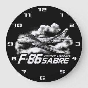 F-86 Saber Stor Klocka
