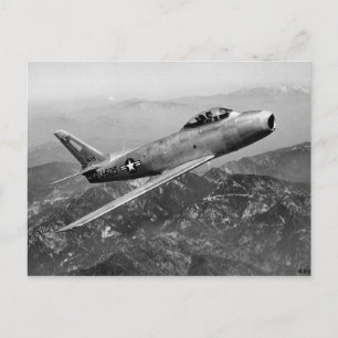 F-86 Saber Vykort