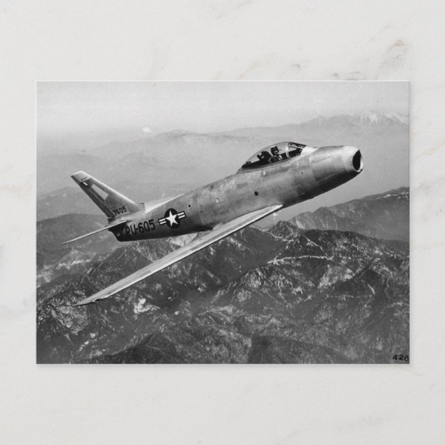 F-86 Saber Vykort (Framsida)