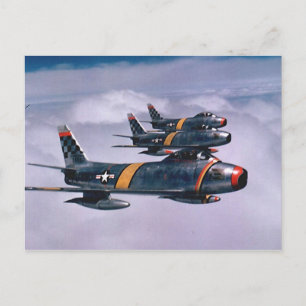 F-86 Sabers Vykort