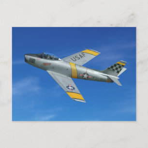 F-86F "Beautious Butch" Vykort