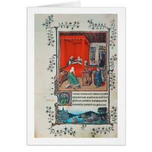 f.93v födelsen av John The Baptist och Baptisen Hälsningskort