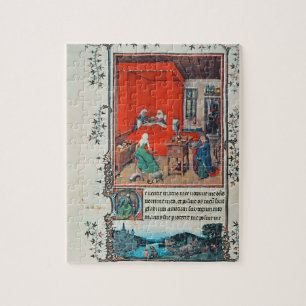 f.93v födelsen av John The Baptist och Baptisen Pussel