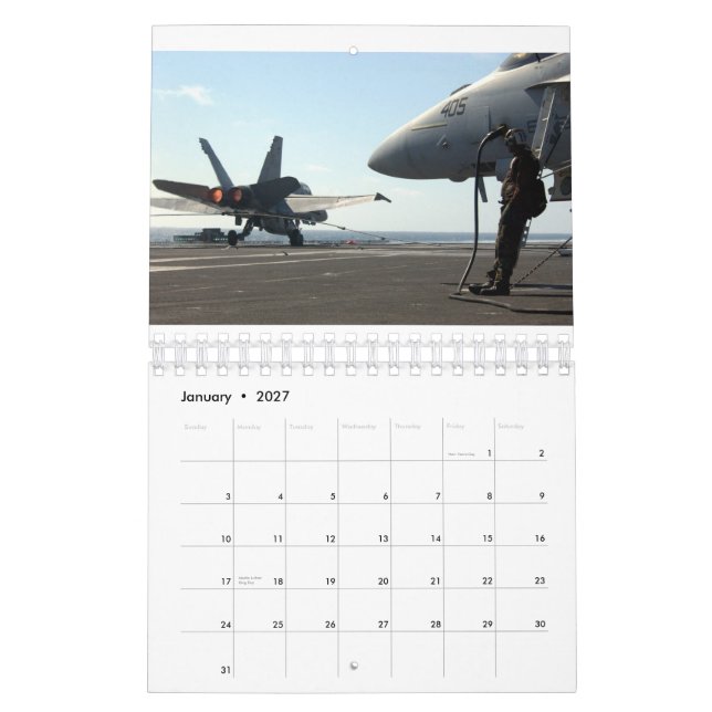 F/A-18 bålgeting 2011 Kalender (Jan 2027)