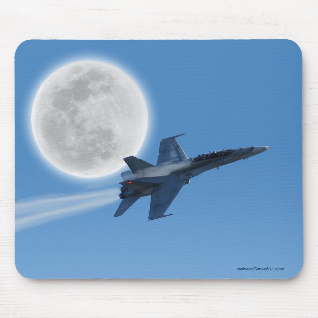 F/A-18 Fighter Jet Flygplan Luft Show Stunt Musmatta (Framsidan)