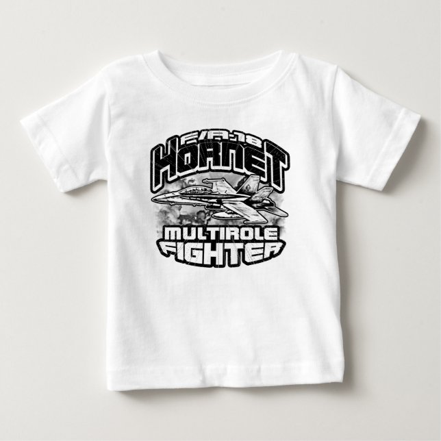 F/A-18 Hornet Baby Romper T-Shirt (Framsida)