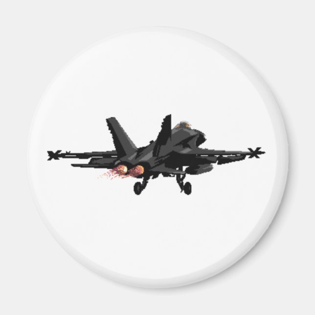 F/A-18 Hornet Fighter Jet Magnet (Framsidan)