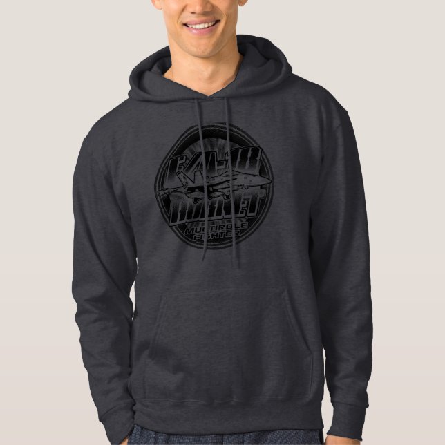 F/A-18 Hornet Hoodie T-Shirt (Framsida)