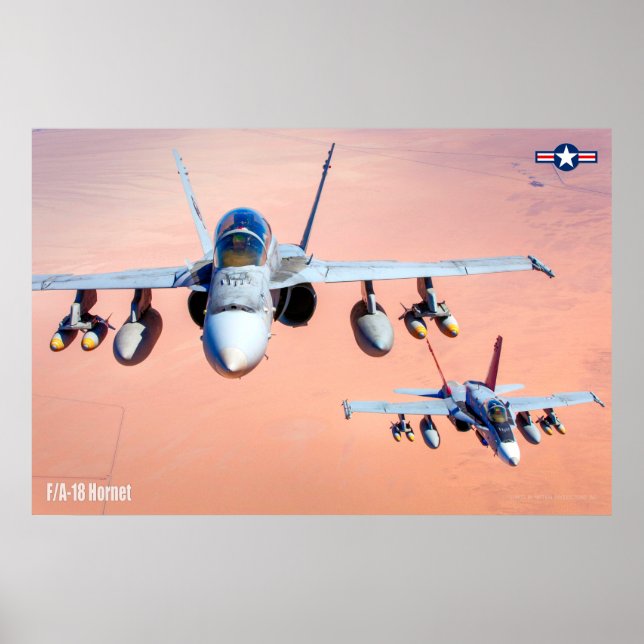 F/A-18 HORNET POSTER (Framsidan)