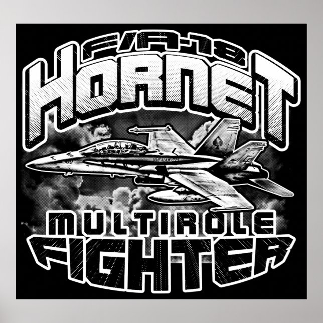 F/A-18 Hornet Poster mall BK Poster (Framsidan)