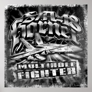 F/A-18 Hornet Poster mall BK Poster