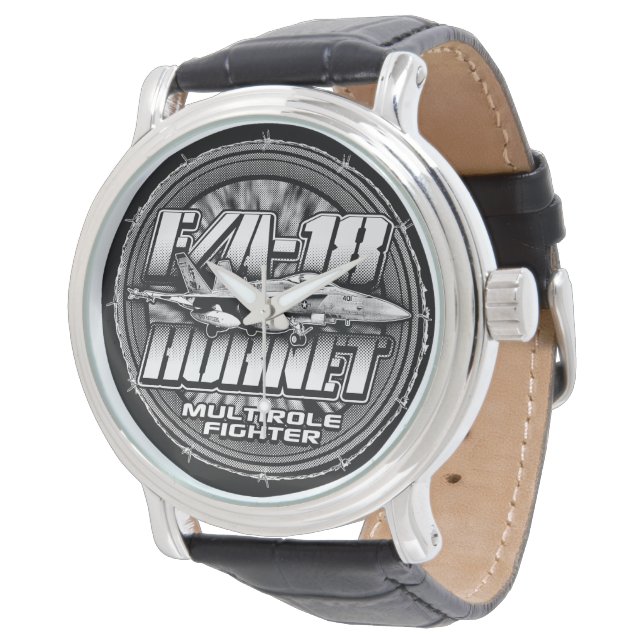 F/A-18 Hornet Watch Watch Watch Armbandsur (Vinklad)