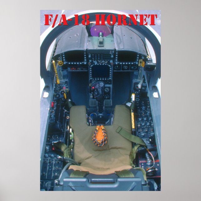 F/A-18 Poster i cockpit (Framsidan)