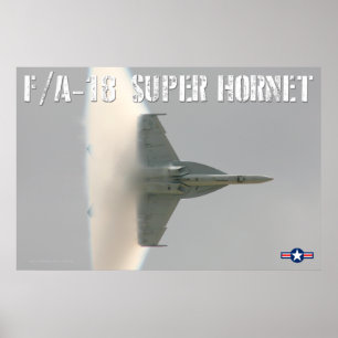 F/A-18 TOPPEN HORNET BOOM! POSTER
