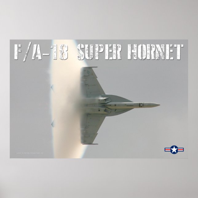 F/A-18 TOPPEN HORNET BOOM! POSTER (Framsidan)