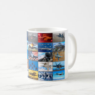 F/A-18 TOPPEN "MONTAGE" KAFFEMUGG
