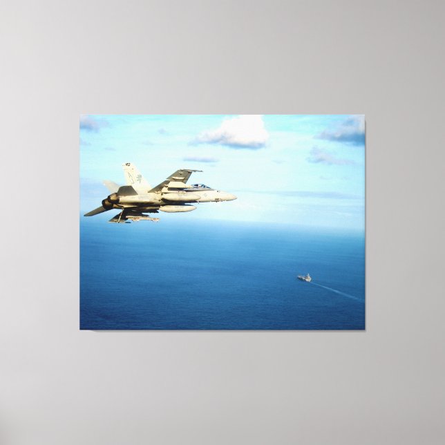 F/A-18A Hornet Strejka Fighter Squadron 87 Canvastryck (Framsida)
