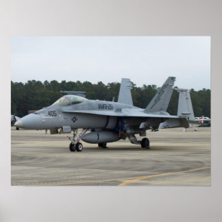 F/A-18C av VMFA-251 från MCAS Beaufort, SC Poster