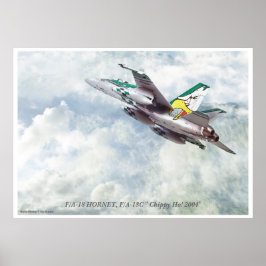 F/A-18C " Chippy Ho! 2004 tum Poster