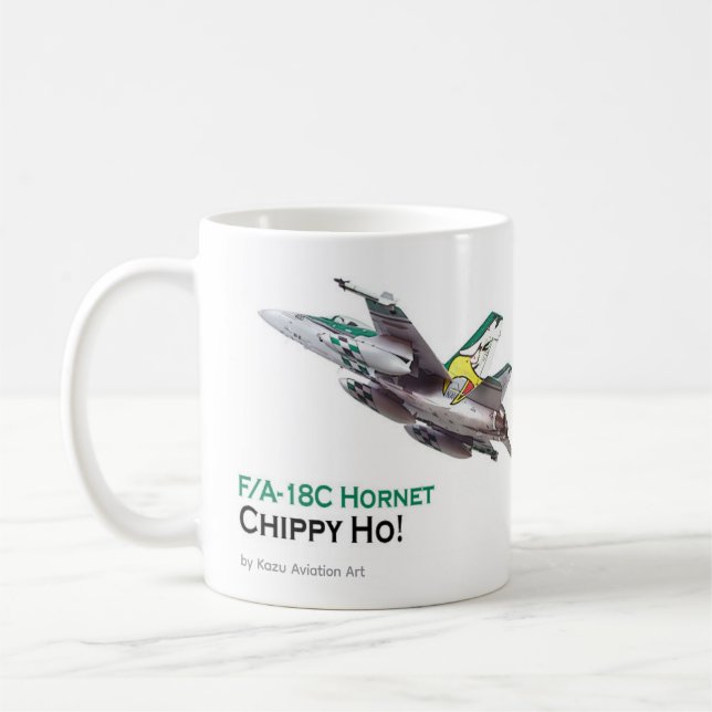 F/A-18C Chippy Ho  Kaffemugg (Vänster)