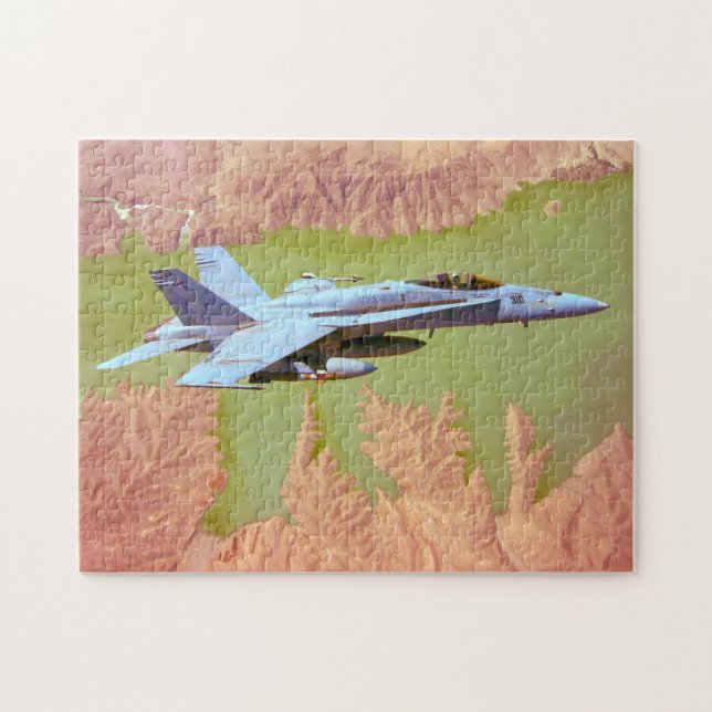 F/A-18C HORNET (11 x 14 tum) Pussel (Horisontell)