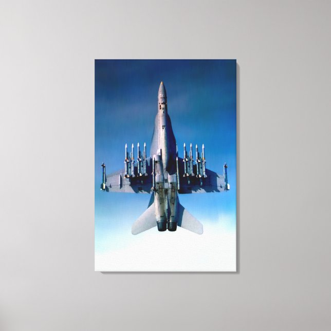 F/A-18C HORNET 24x36 Canvastryck (Framsida)