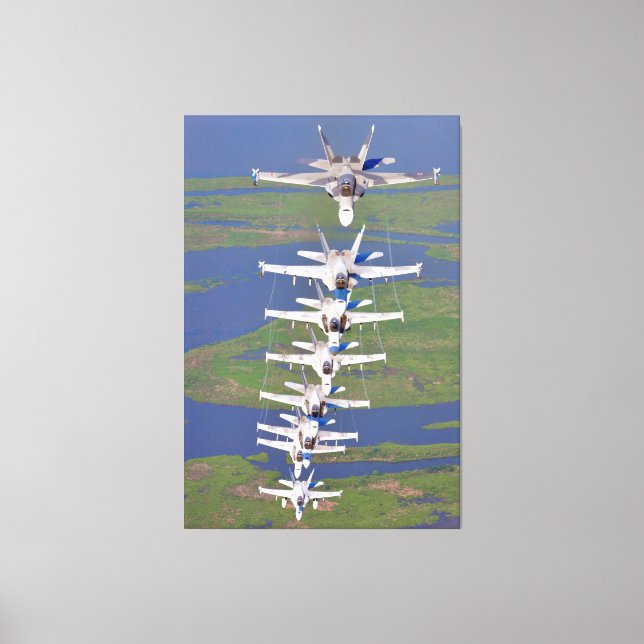 F/A-18C HORNET 40 x 60 Canvastryck (Framsida)