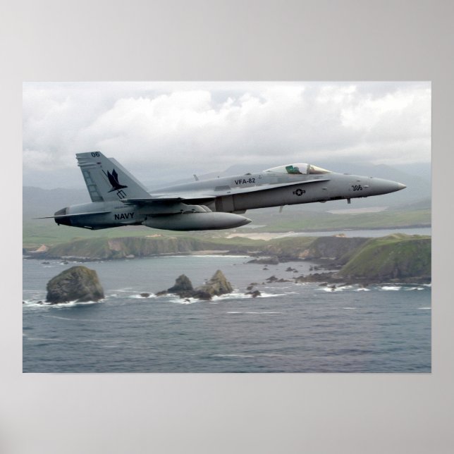 F/A-18C Hornet Poster (Framsidan)