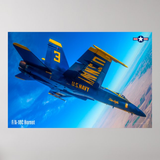 F/A-18C HORNET POSTER (Framsidan)