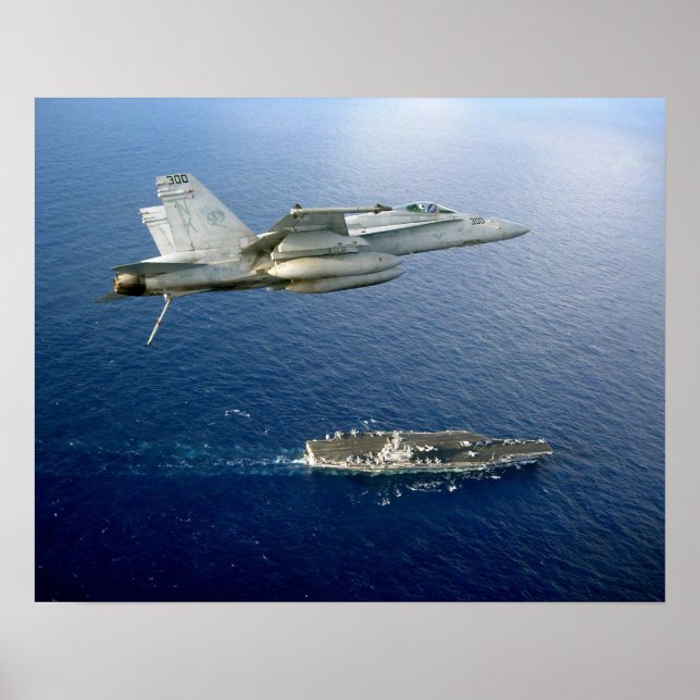 F/A-18C Hornet Poster (Framsidan)