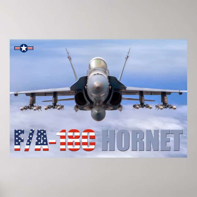 F/A-18C HORNET POSTER (Framsidan)