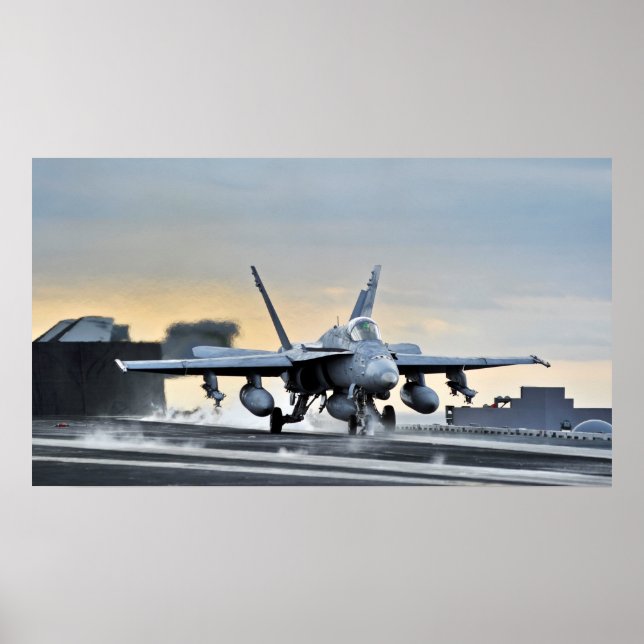 F/A-18C Hornet Poster (Framsidan)