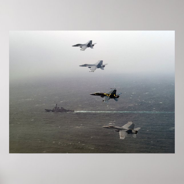 F/A-18C Hornet Poster (Framsidan)