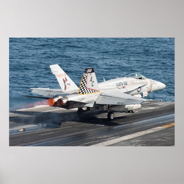 F/A-18C Hornet Poster (Framsidan)