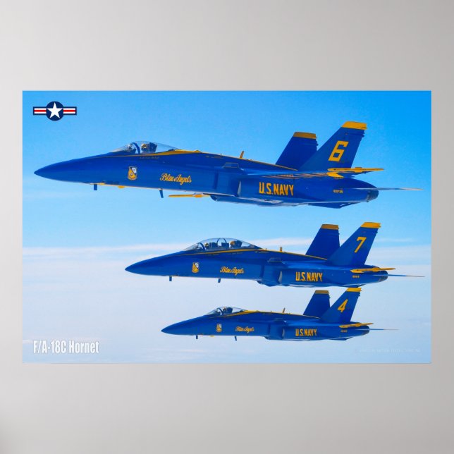 F/A-18C HORNET POSTER (Framsidan)