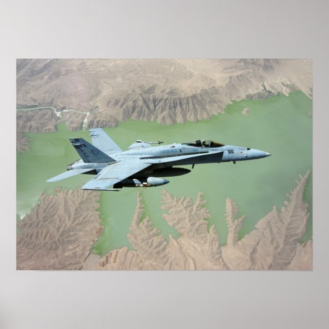 F/A-18C Hornet Poster (Framsidan)