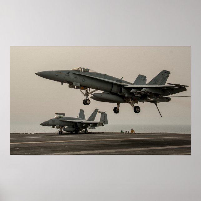 F/A-18C Hornet Poster (Framsidan)