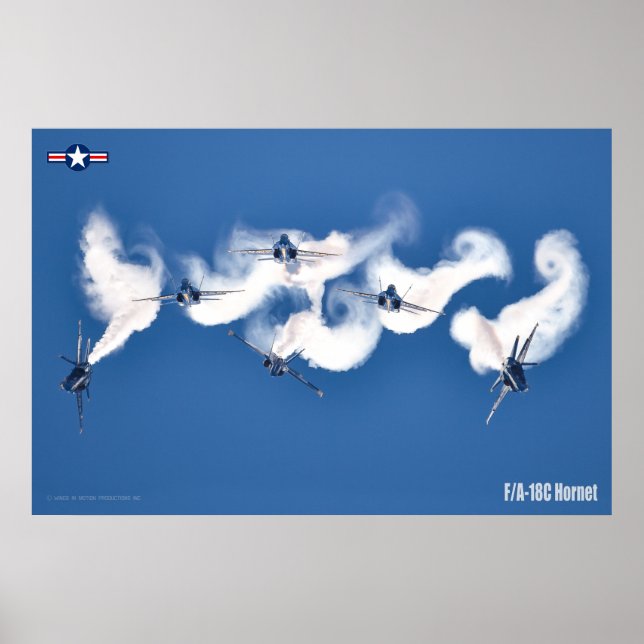 F/A-18C HORNET POSTER (Framsidan)
