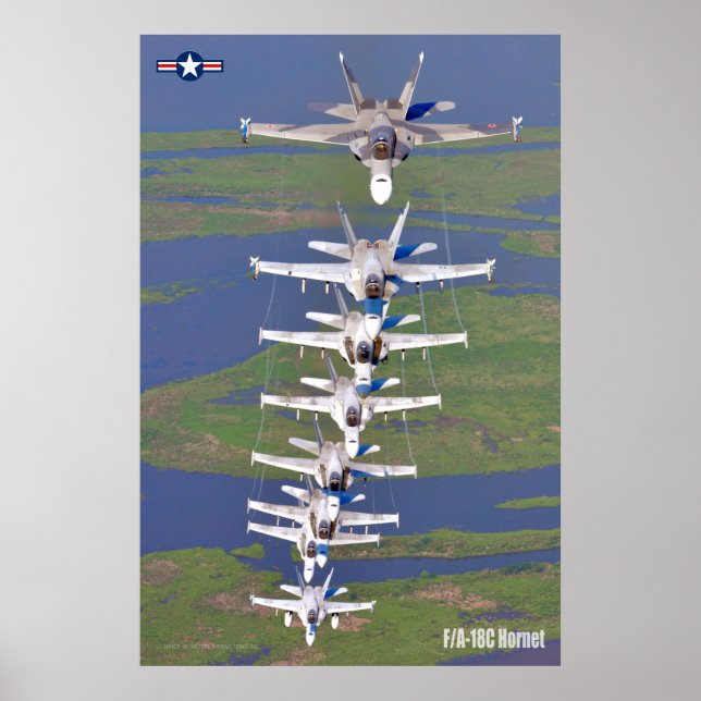 F/A-18C HORNET POSTER (Framsidan)