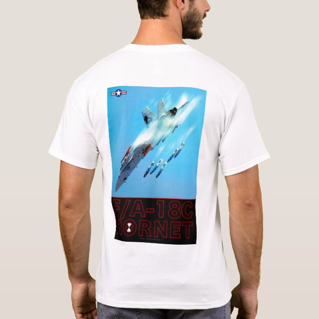 F/A-18C HORNET T SHIRT (Baksida)