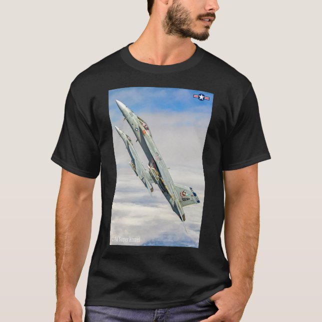 F/A-18E SUPER HORNET T SHIRT (Framsida)