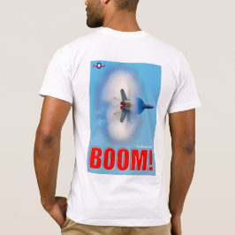 F/A-18E TOPPEN HORNET - BOOM! T SHIRT