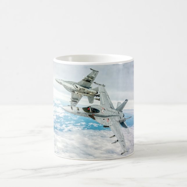 F/A-18E TOPPEN HORNET KAFFEMUGG (Center)