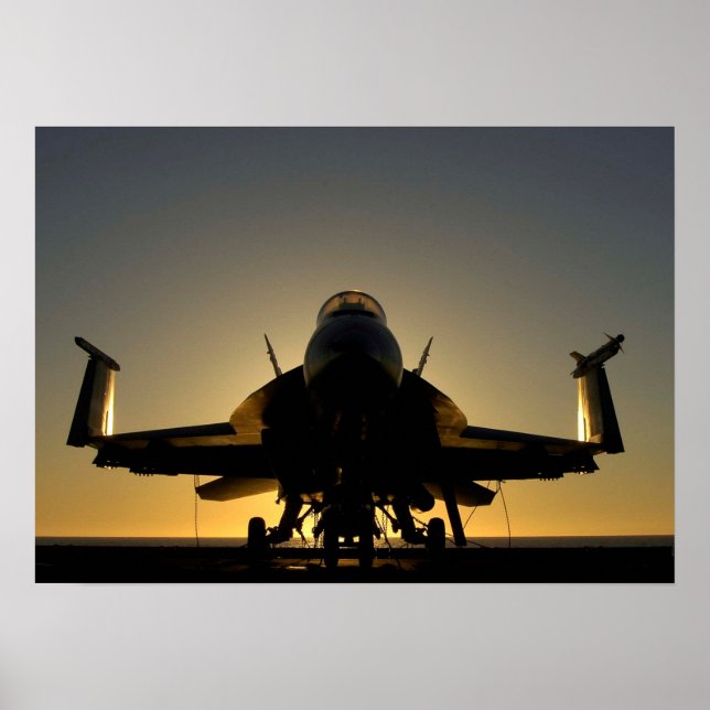 F/A-18E Toppen Hornet Poster (Framsidan)